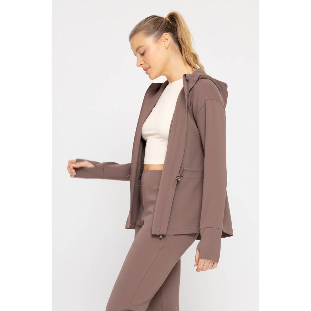 Mono B Zip Up Jacket with Thumbholes NWT